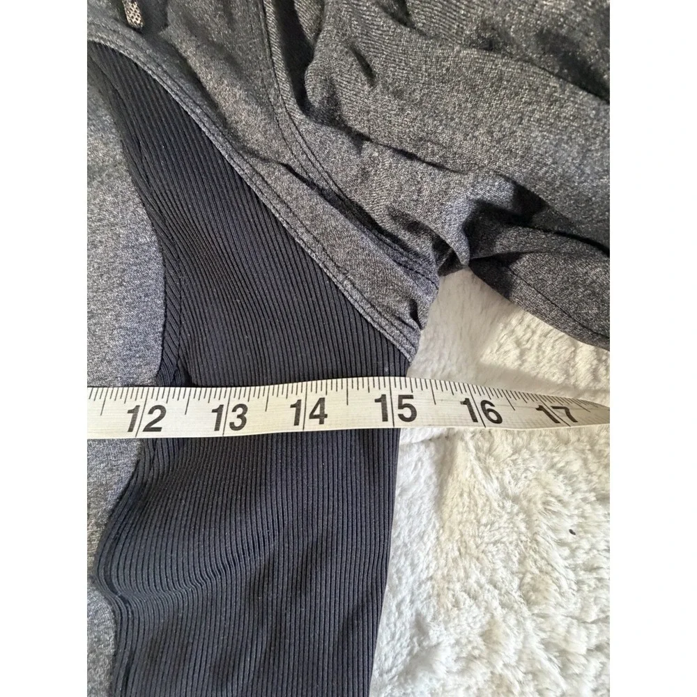 Lululemon‎ Dance Studio Jacket Womens 4 Black Hooded Full Zip Thumbholes